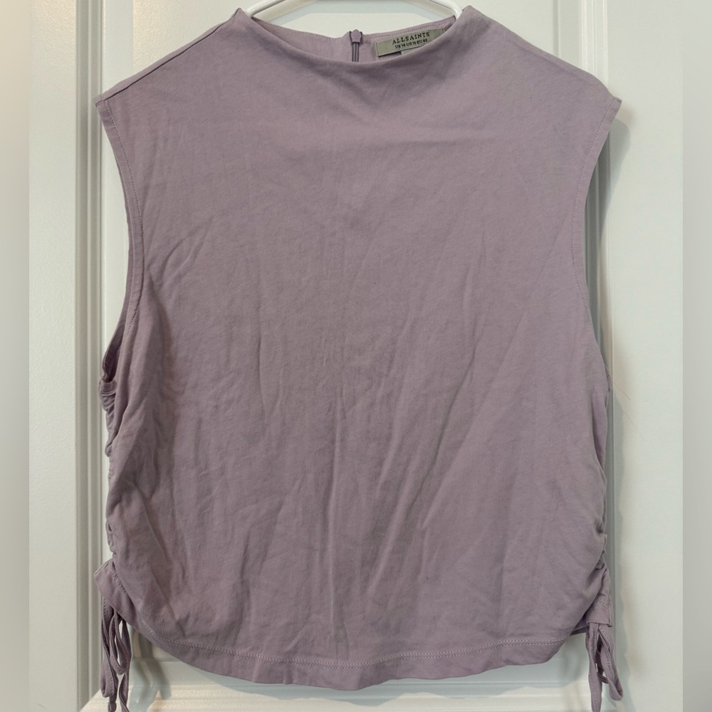 All Saints Soft Purple Tee